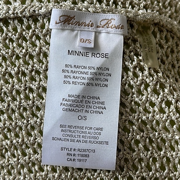 Minnie Rose Knit Poncho - Picture 5 of 5